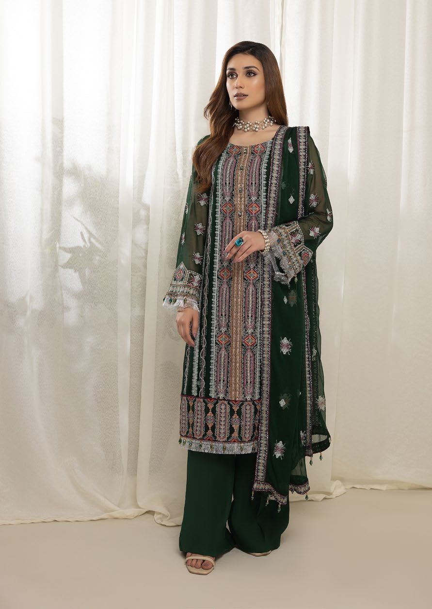 Striking Appeal by Resham Dhaga Mahiz Embroidered Chiffon 03