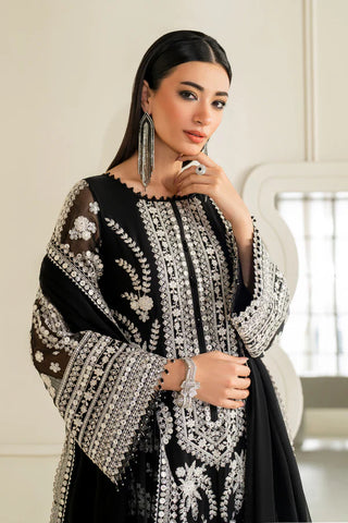 BAROQUE - EMBROIDERED CHIFFON UF-4158