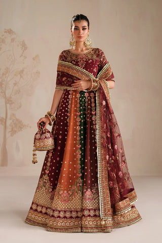BAROQUE - EMBROIDERED RAW SILK UF-4366