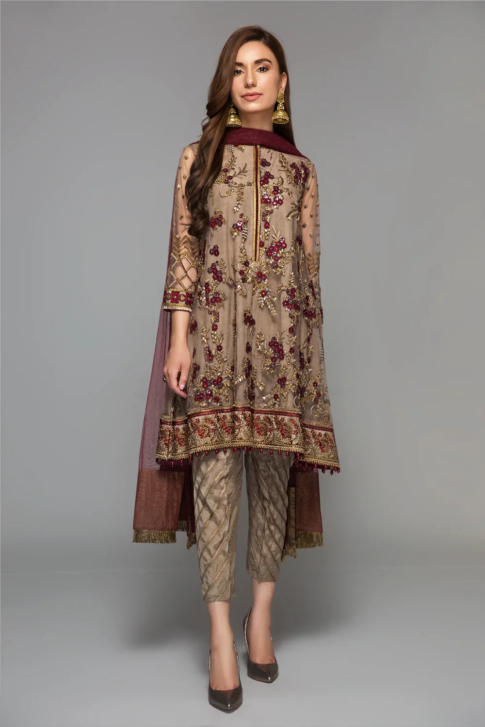 BAROQUE - EMBROIDERED NET UF-14