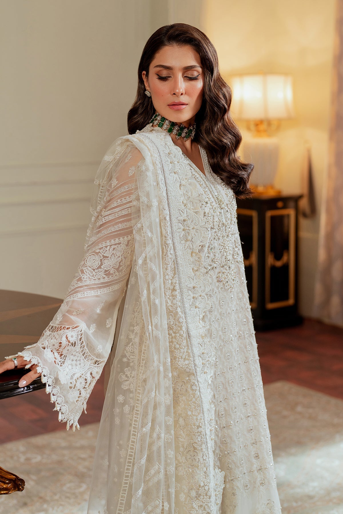 EMBROIDERED CHIFFON CH13-02