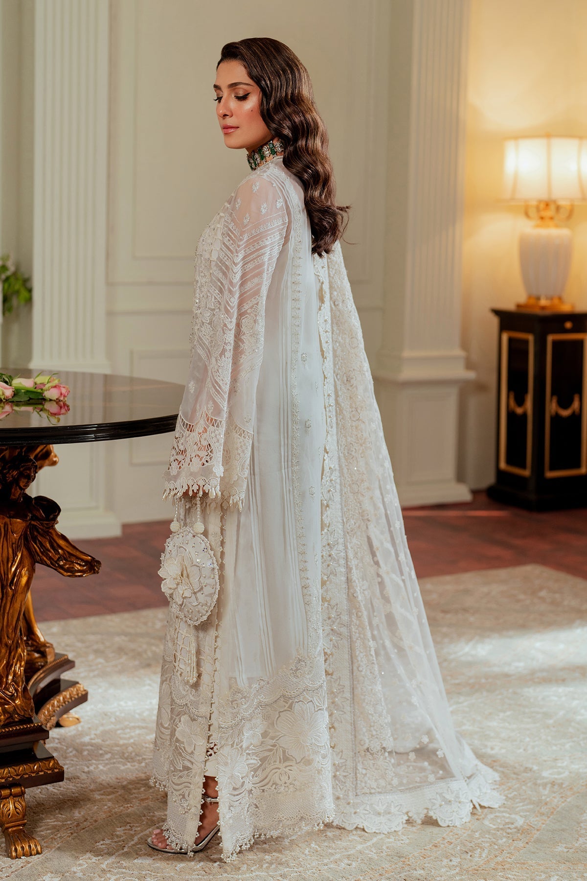 EMBROIDERED CHIFFON CH13-02