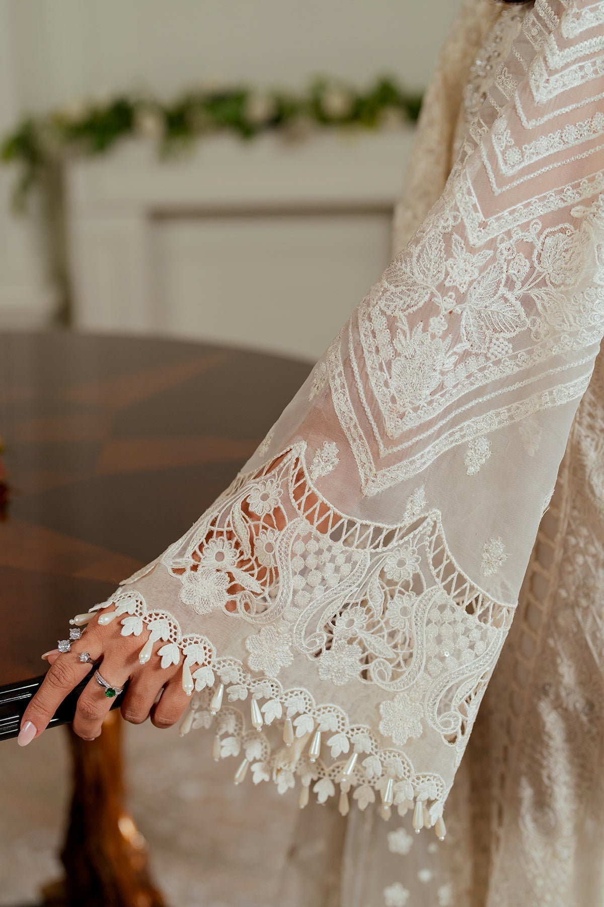 EMBROIDERED CHIFFON CH13-02