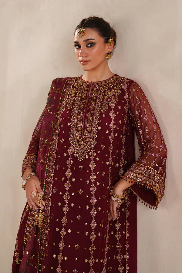 BAROQUE -EMBROIDERED CHIFFON UF-4367