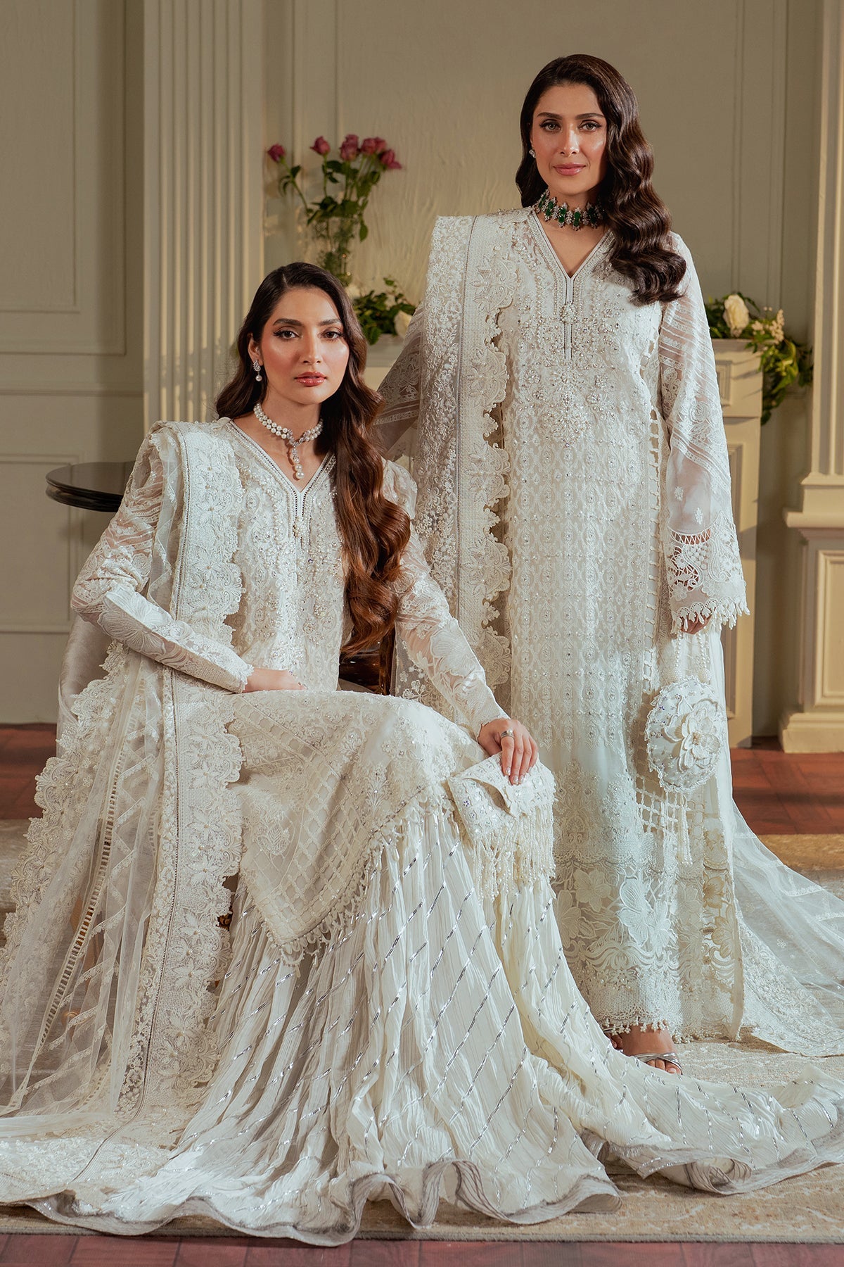 EMBROIDERED CHIFFON CH13-02