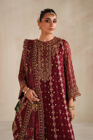 BAROQUE -EMBROIDERED CHIFFON UF-4367