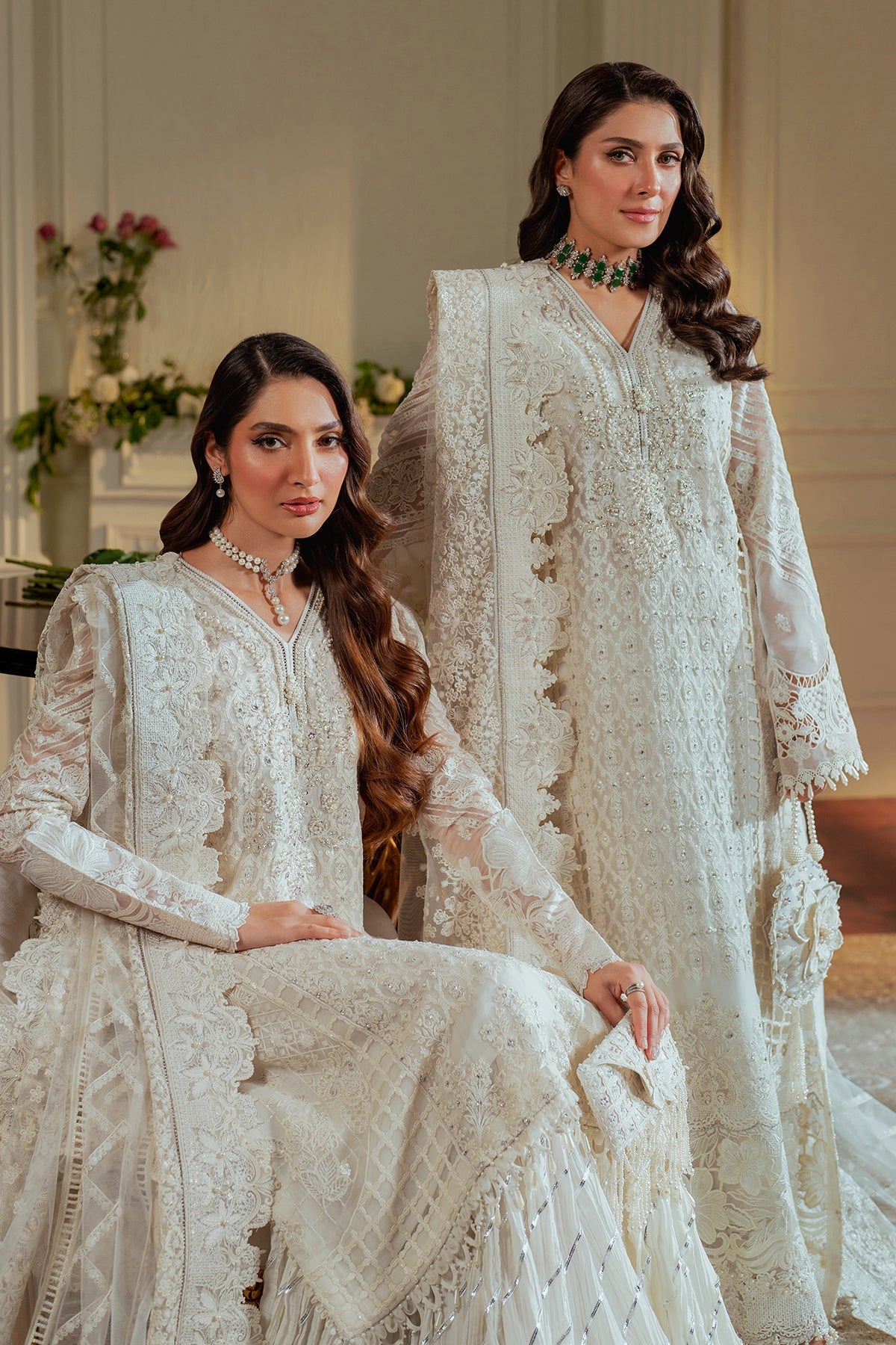 EMBROIDERED CHIFFON CH13-02