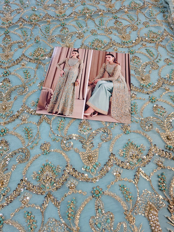 KANWAL MALIK ELARA LUXURY PRET'24- AQUAMARINE