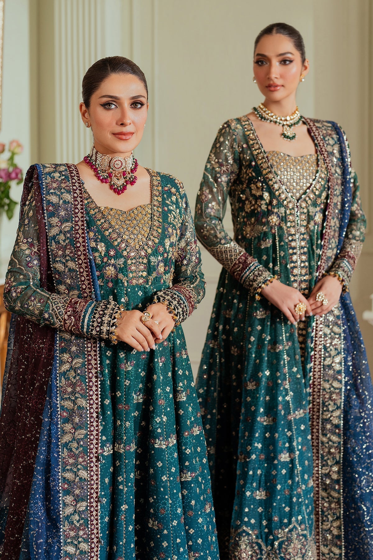 EMBROIDERED CHIFFON CH13-03