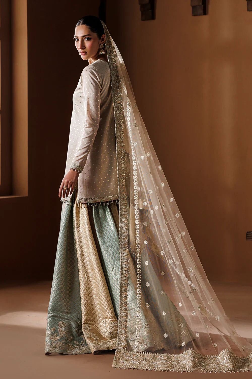 BAROQUE - EMBROIDERED ZARRI CHIFFON UF-4435