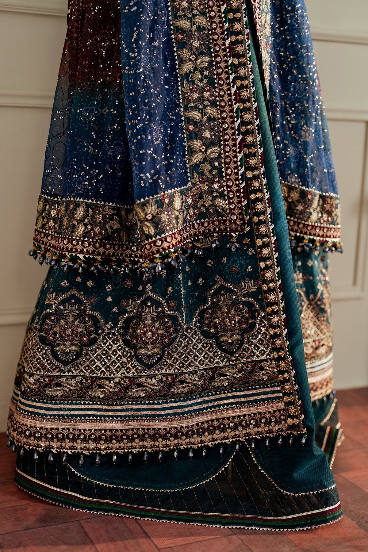 EMBROIDERED CHIFFON CH13-03