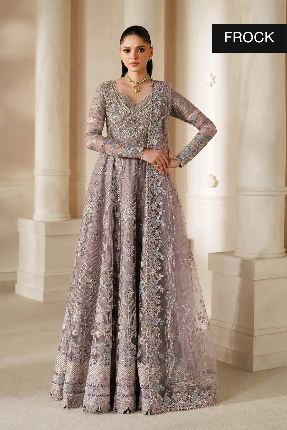BAROQUE- EMBROIDERED NET CH14-04