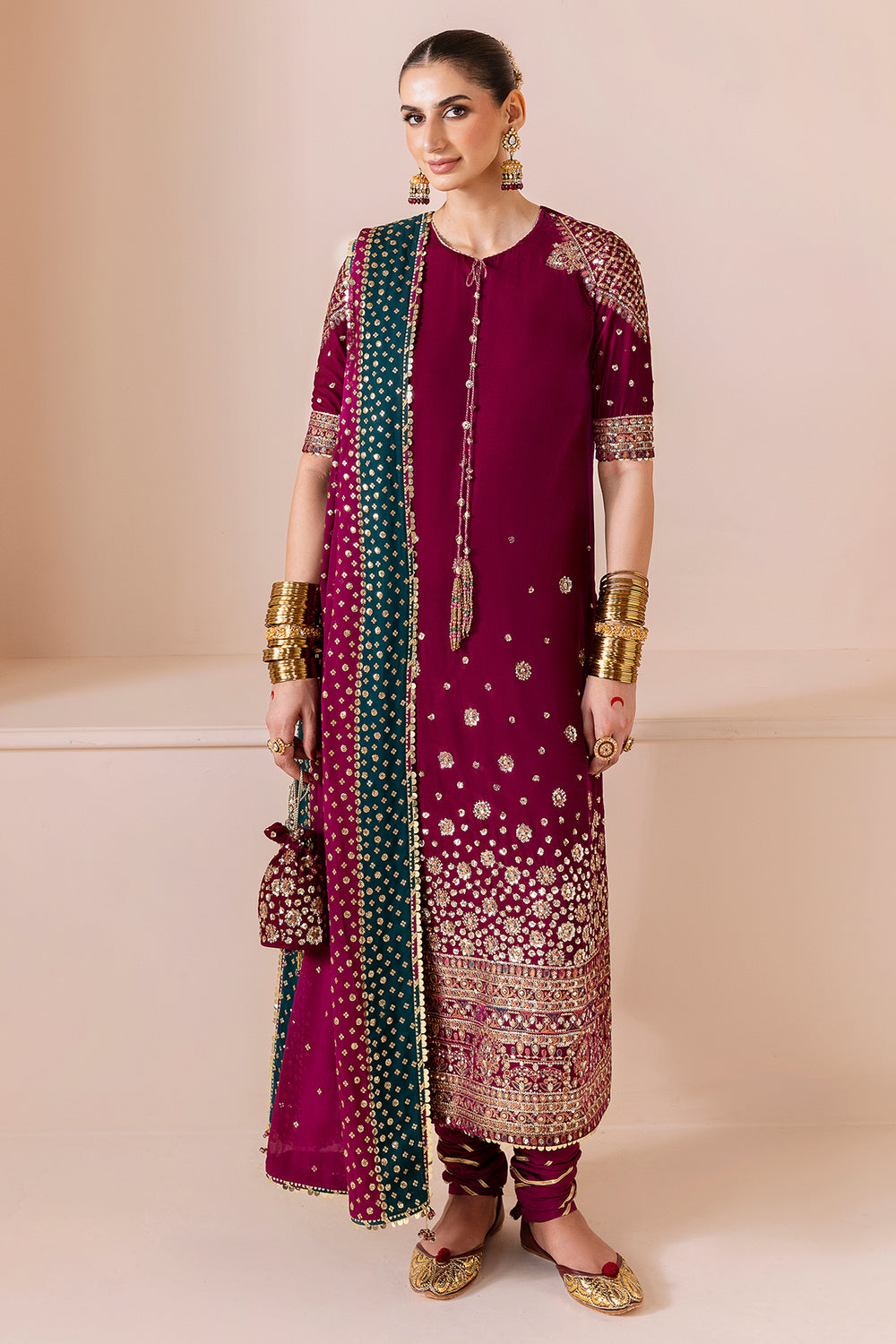 JAZMIN - Embroidered Velvet Formal CVF D-02