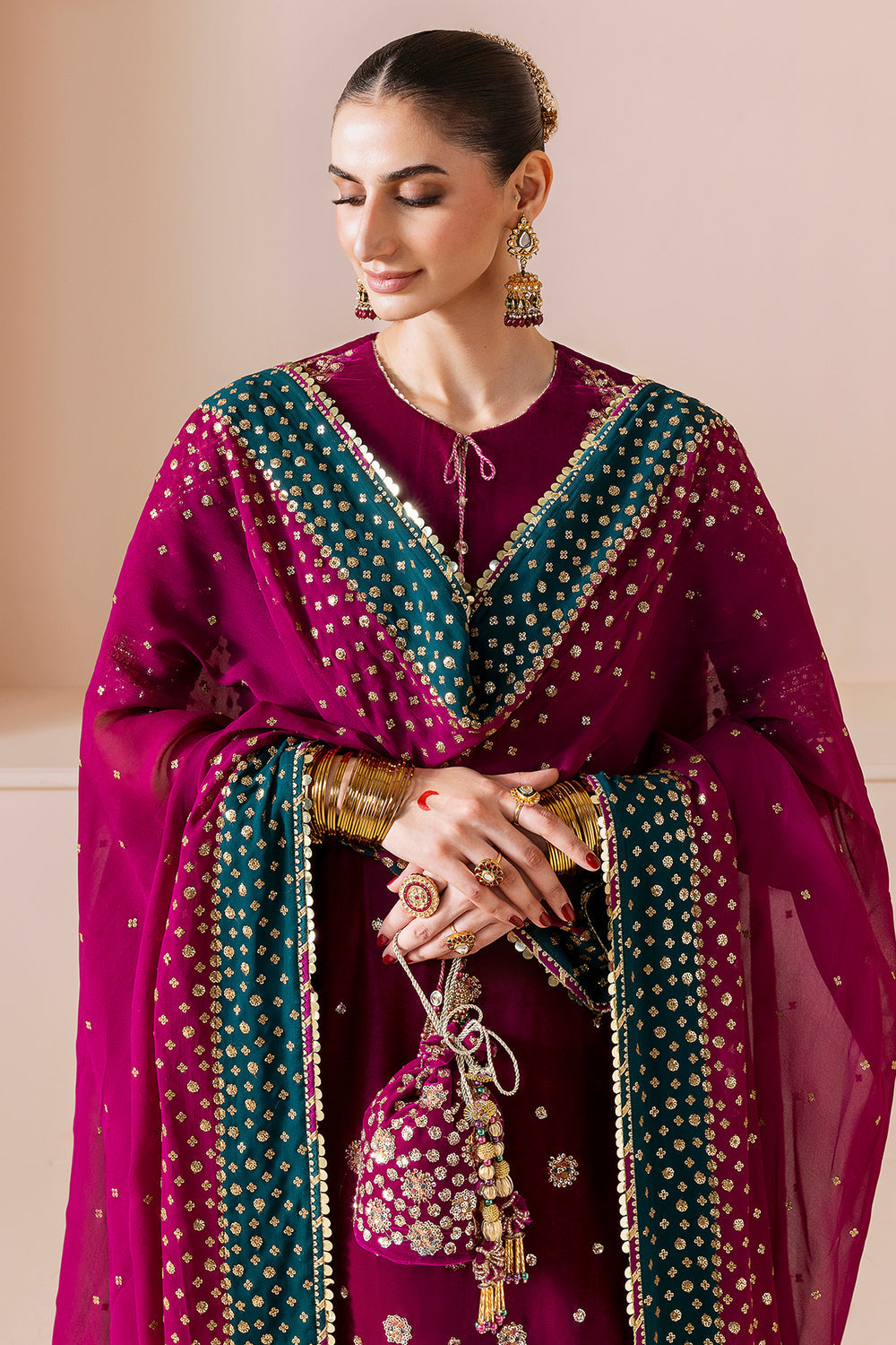 JAZMIN - Embroidered Velvet Formal CVF D-02