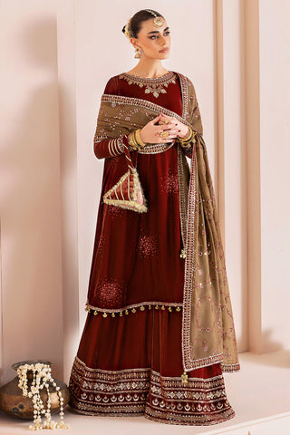 JAZMIN - Embroidered Velvet Formal CVF D-07