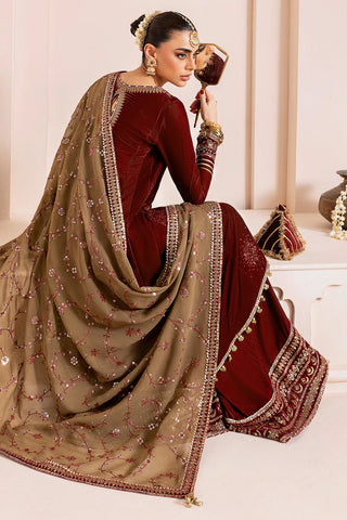 JAZMIN - Embroidered Velvet Formal CVF D-07