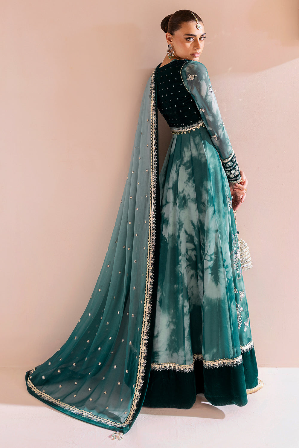 JAZMIN - Embroidered Velvet Formal CVF D-06