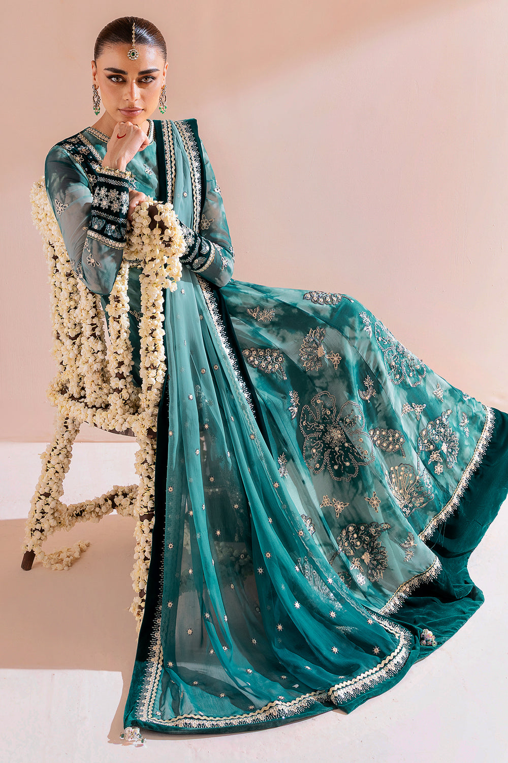 JAZMIN - Embroidered Velvet Formal CVF D-06