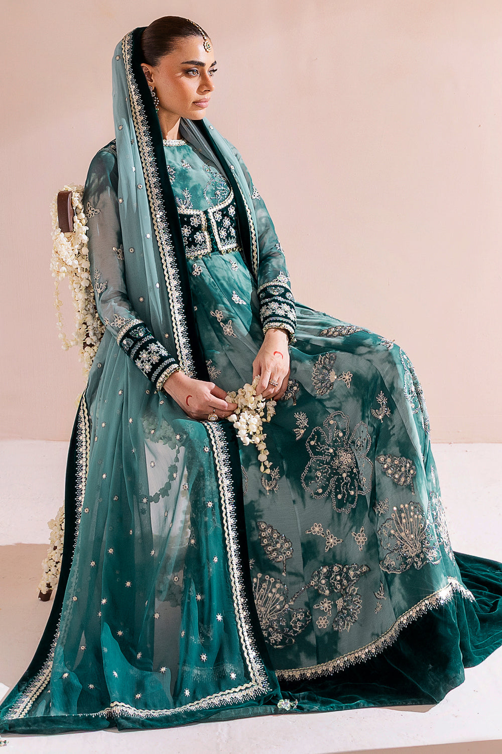 JAZMIN - Embroidered Velvet Formal CVF D-06
