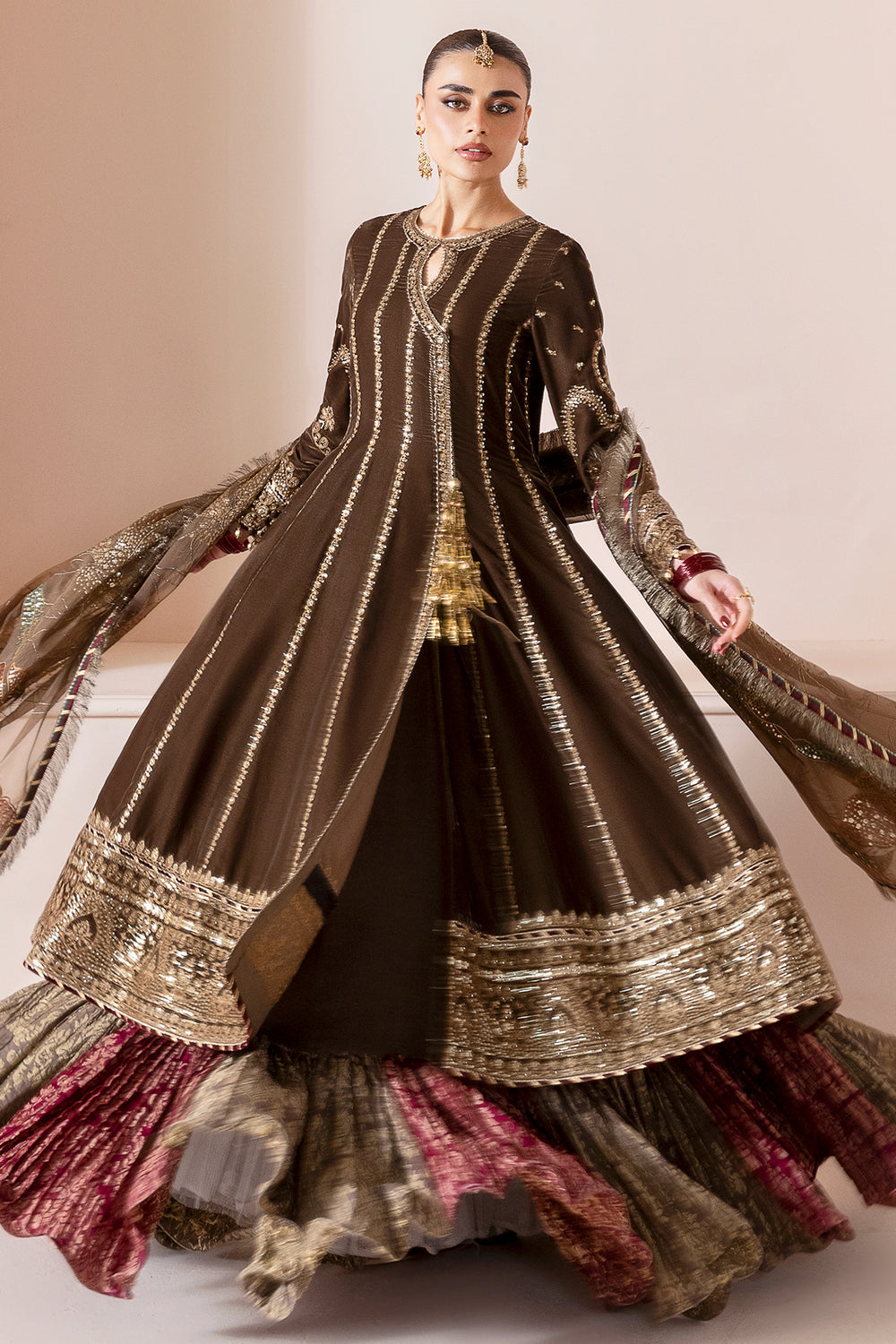 JAZMIN - Embroidered Velvet Formal CVF D-04