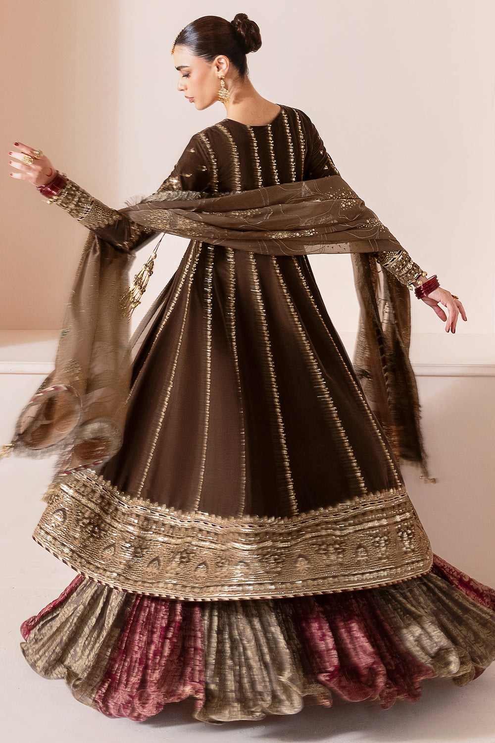 JAZMIN - Embroidered Velvet Formal CVF D-04
