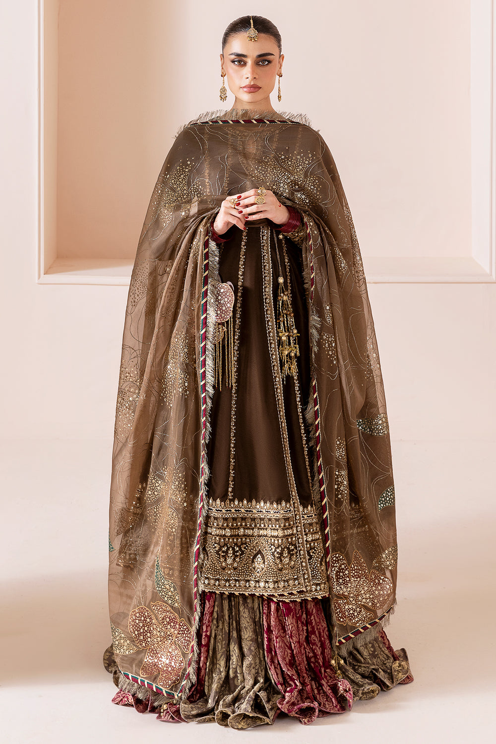 JAZMIN - Embroidered Velvet Formal CVF D-04