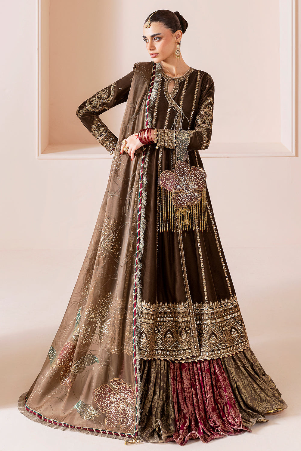 JAZMIN - Embroidered Velvet Formal CVF D-04