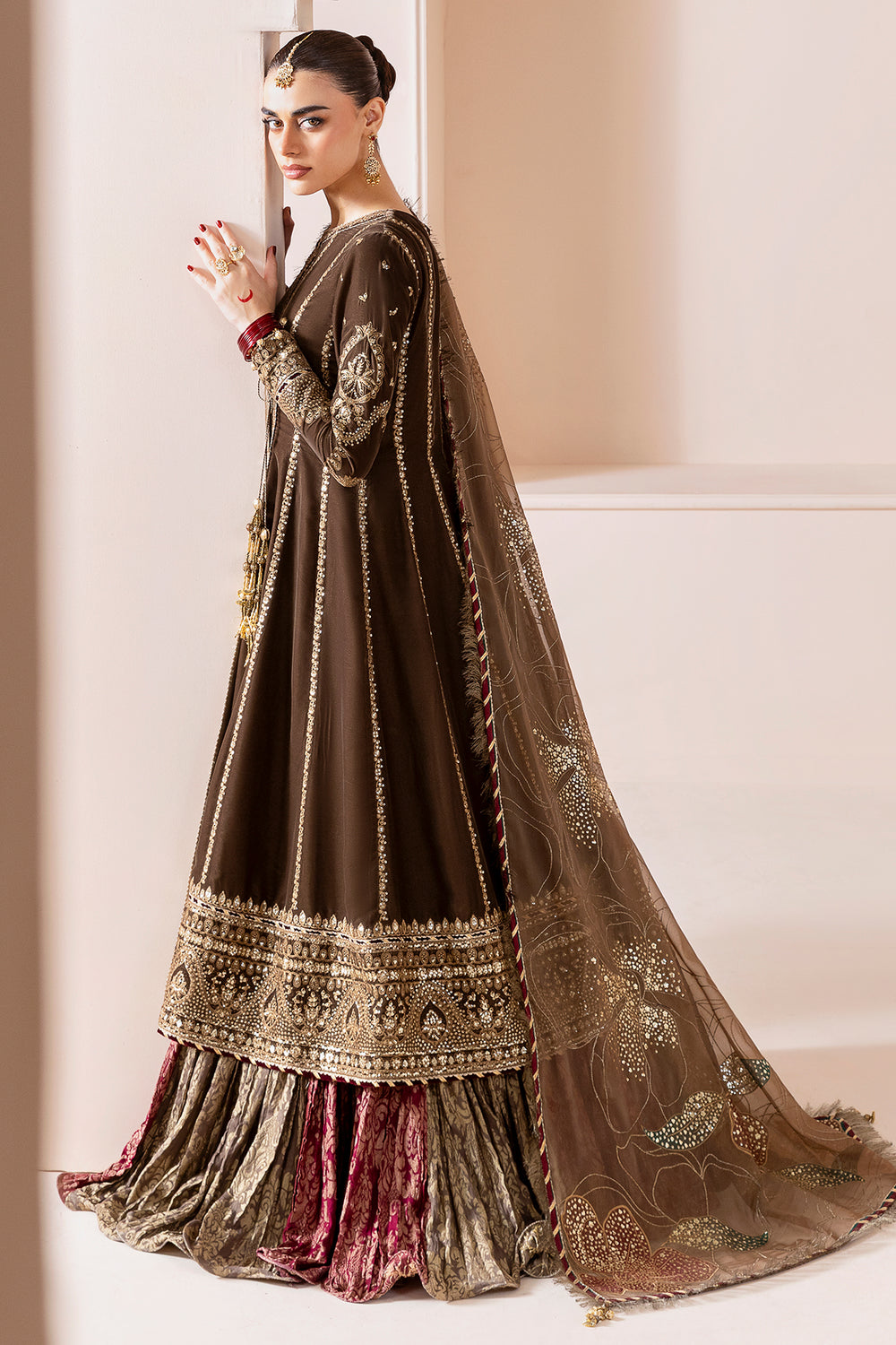 JAZMIN - Embroidered Velvet Formal CVF D-04