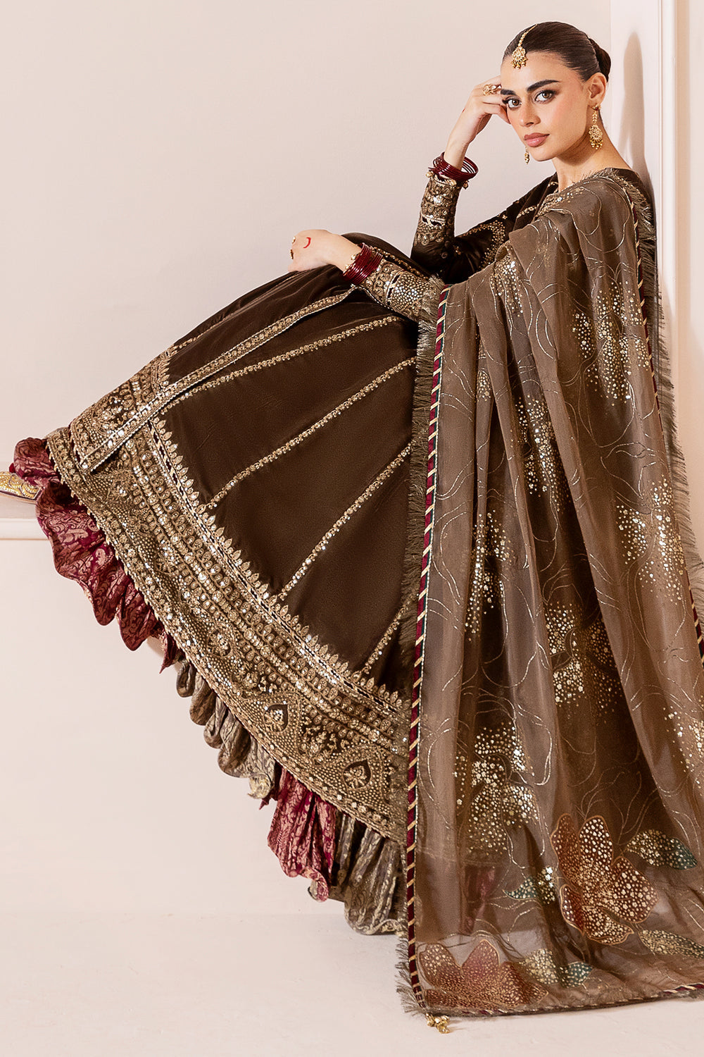 JAZMIN - Embroidered Velvet Formal CVF D-04
