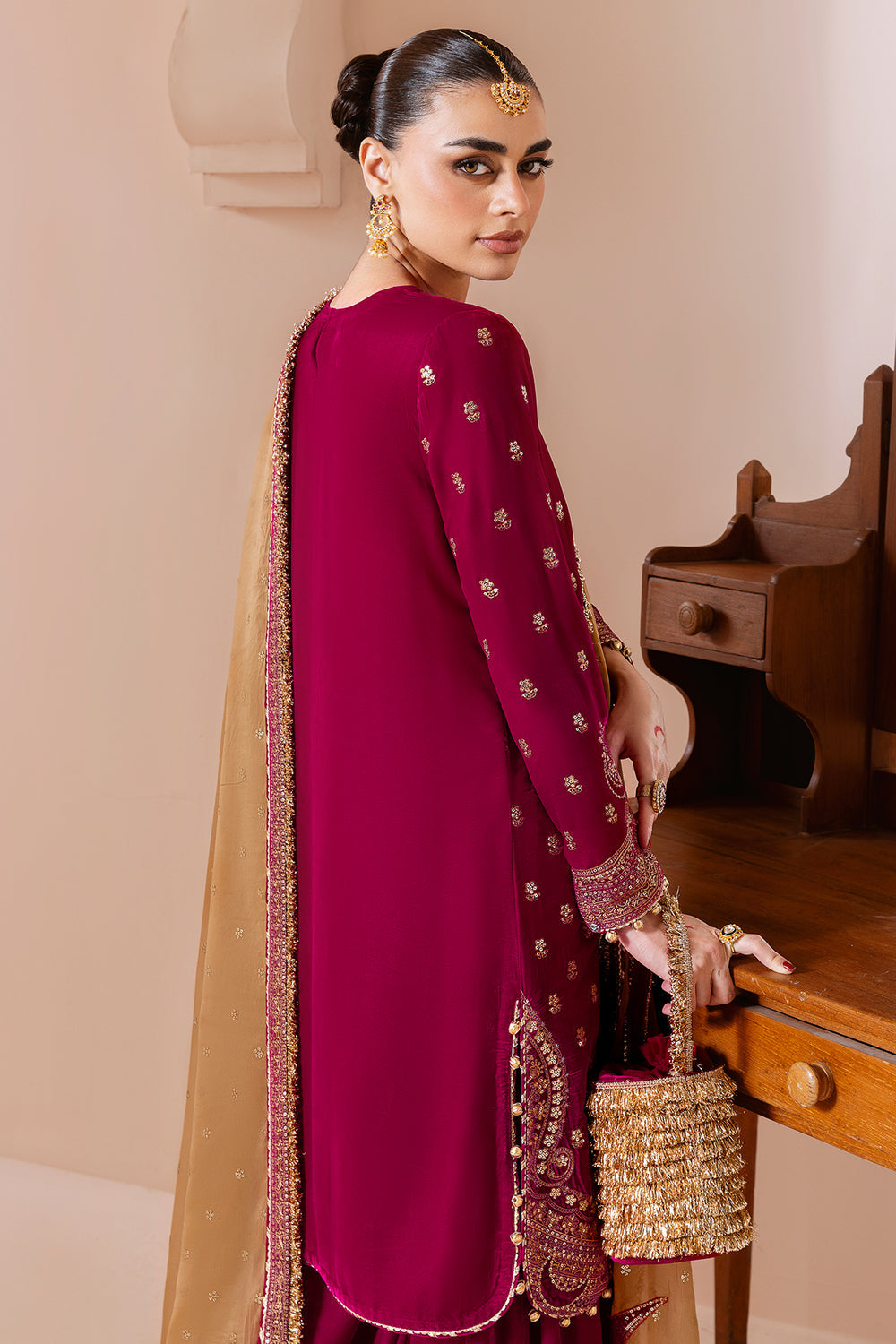 JAZMIN - Embroidered Velvet Formal CVF D-11