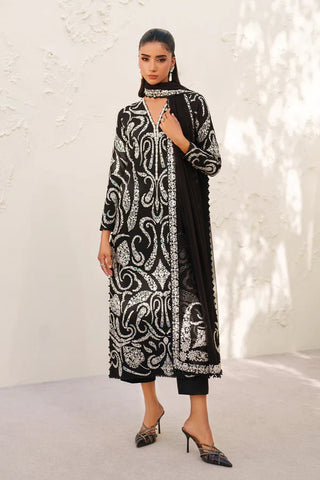 BAROQUE - EMBROIDERED RAW SILK UF-4381