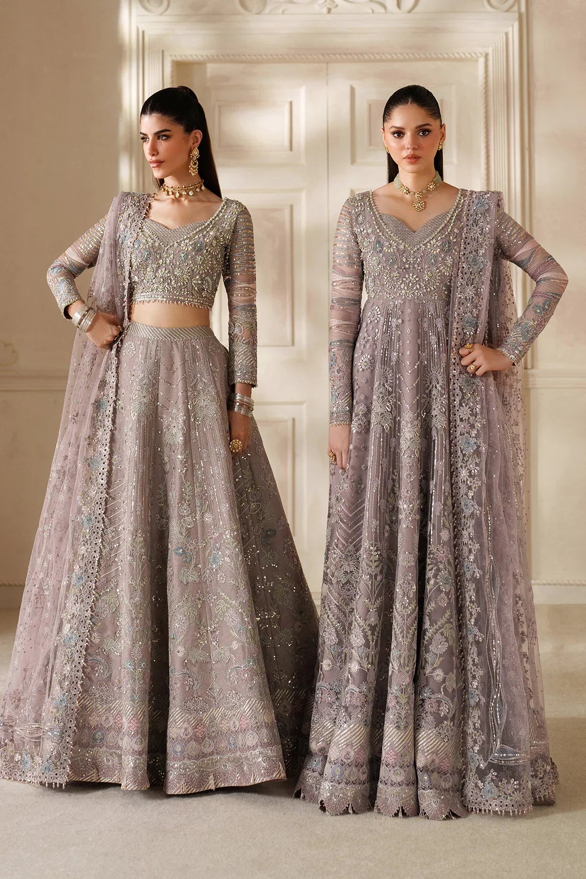 BAROQUE- EMBROIDERED NET CH14-04