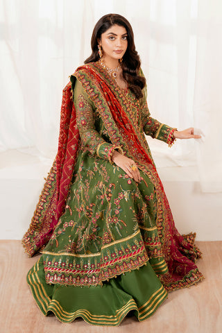 BAROQUE EMBROIDERED CHIFFON UF-4037