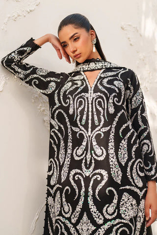 BAROQUE - EMBROIDERED RAW SILK UF-4381