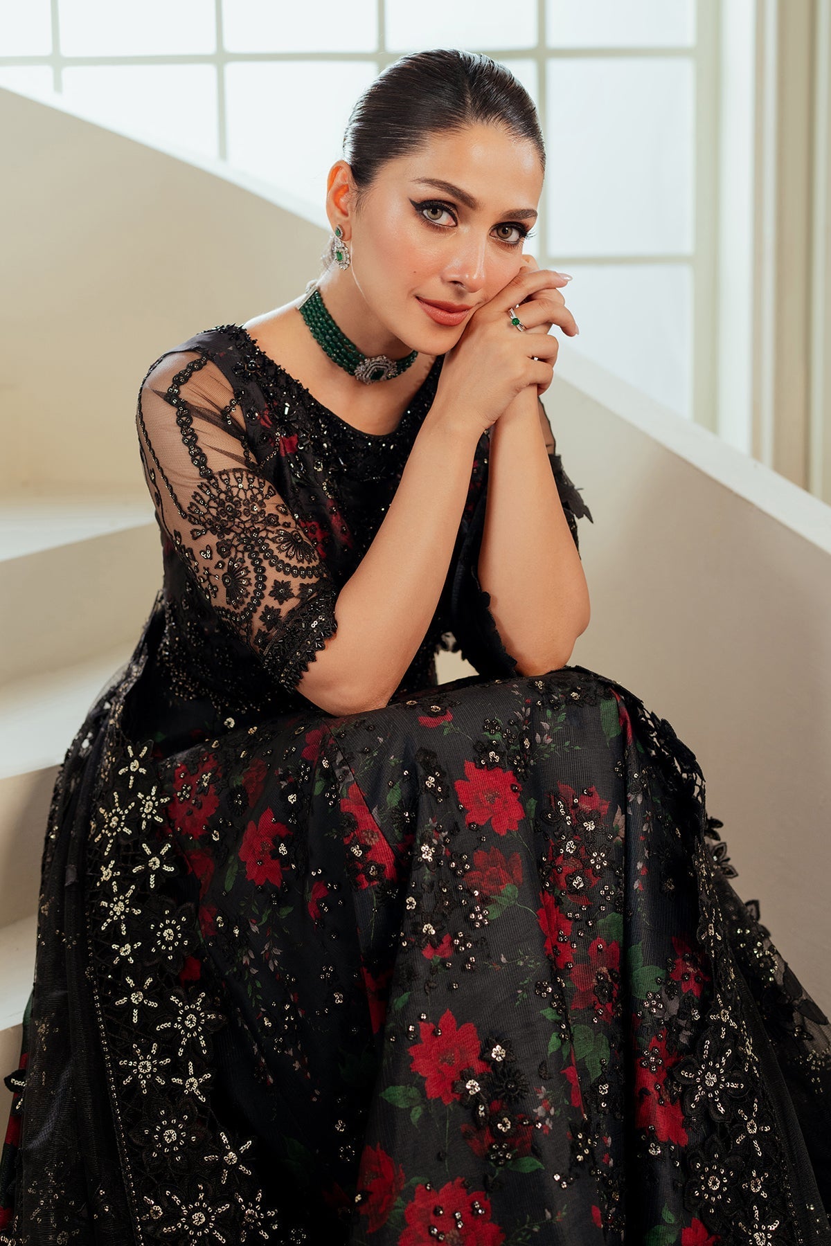 EMBROIDERED NET CH13-05