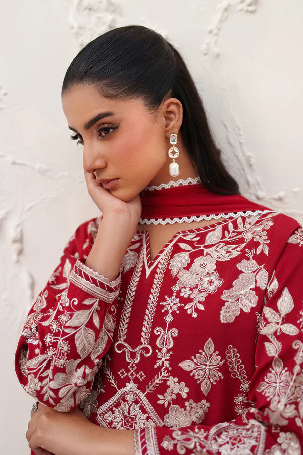 BAROQUE - EMBROIDERED RAW SILK UF-4386