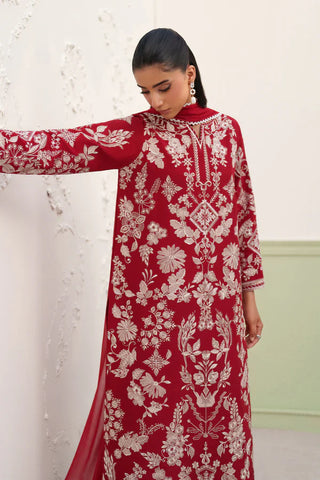 BAROQUE - EMBROIDERED RAW SILK UF-4386
