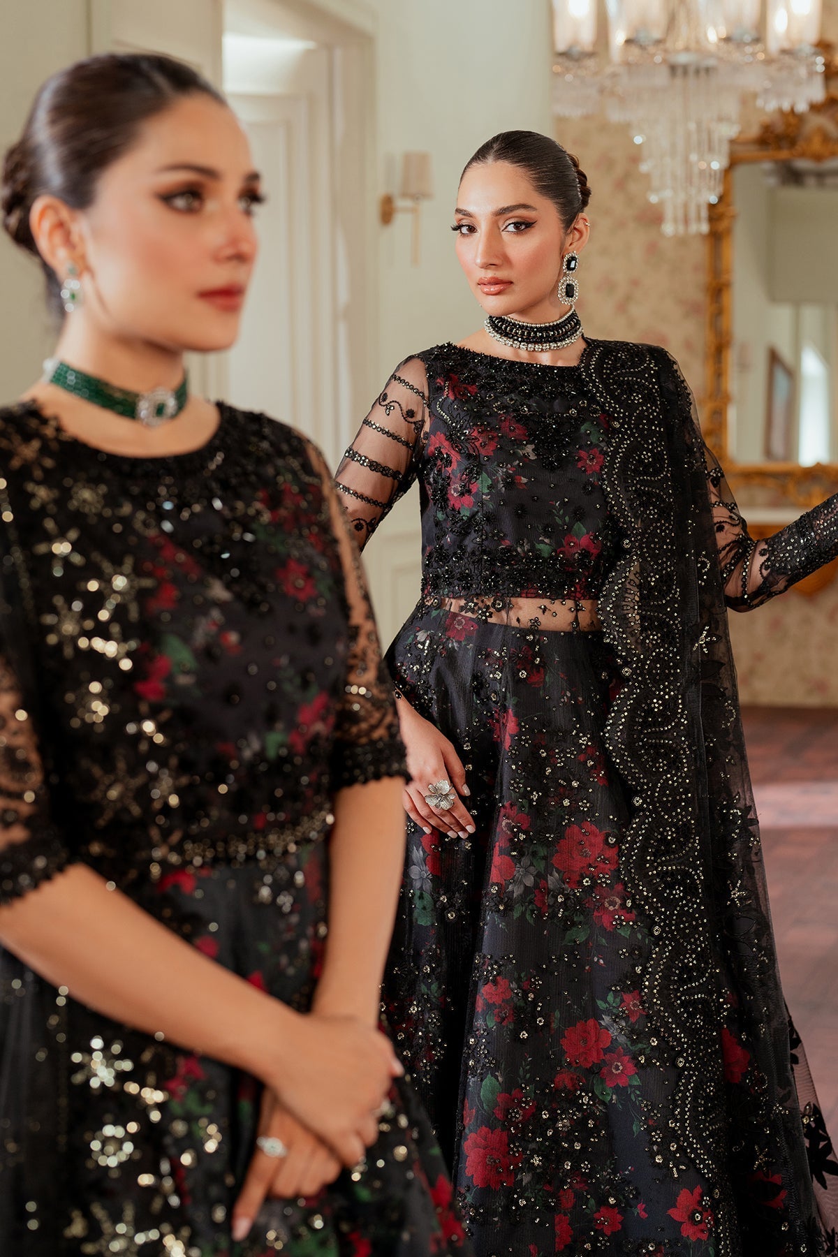 EMBROIDERED NET CH13-05