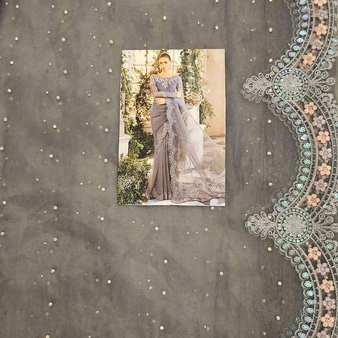 Maria B BD-2902 Cloud Grey