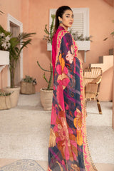 Adan's-Amaranth by Carol Adan's Libas Embroidered Lawn Stitched Suit