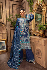 Majestic Oriental Blue Adan's Libas