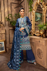 Majestic Oriental Blue Adan's Libas