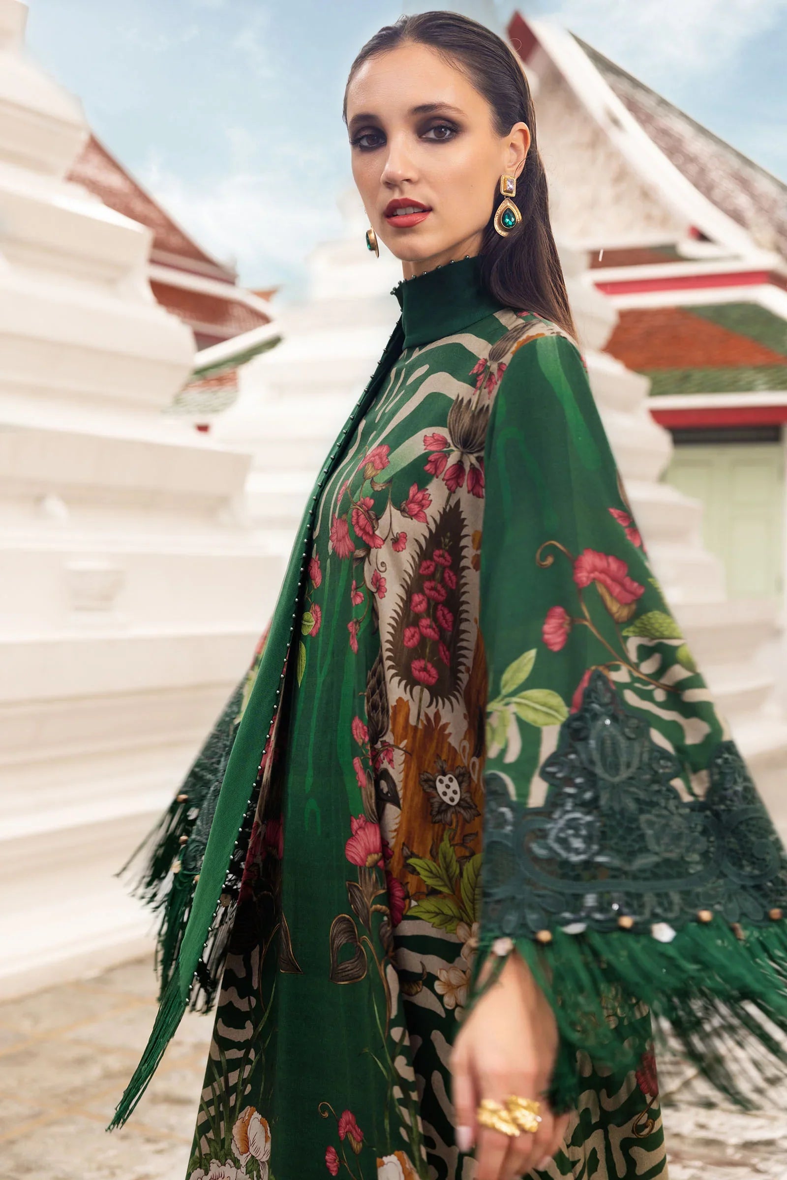 MARIA B- Embroidered Linen Suit MPT-2810-A