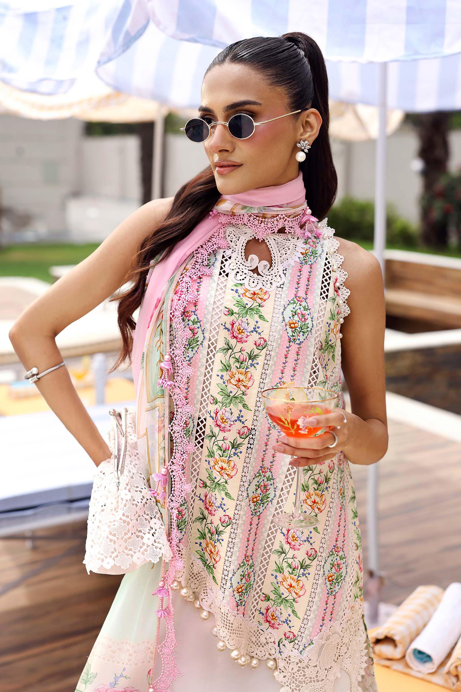 MARIA B - Embroidered Lawn Suit MPT-3010-A