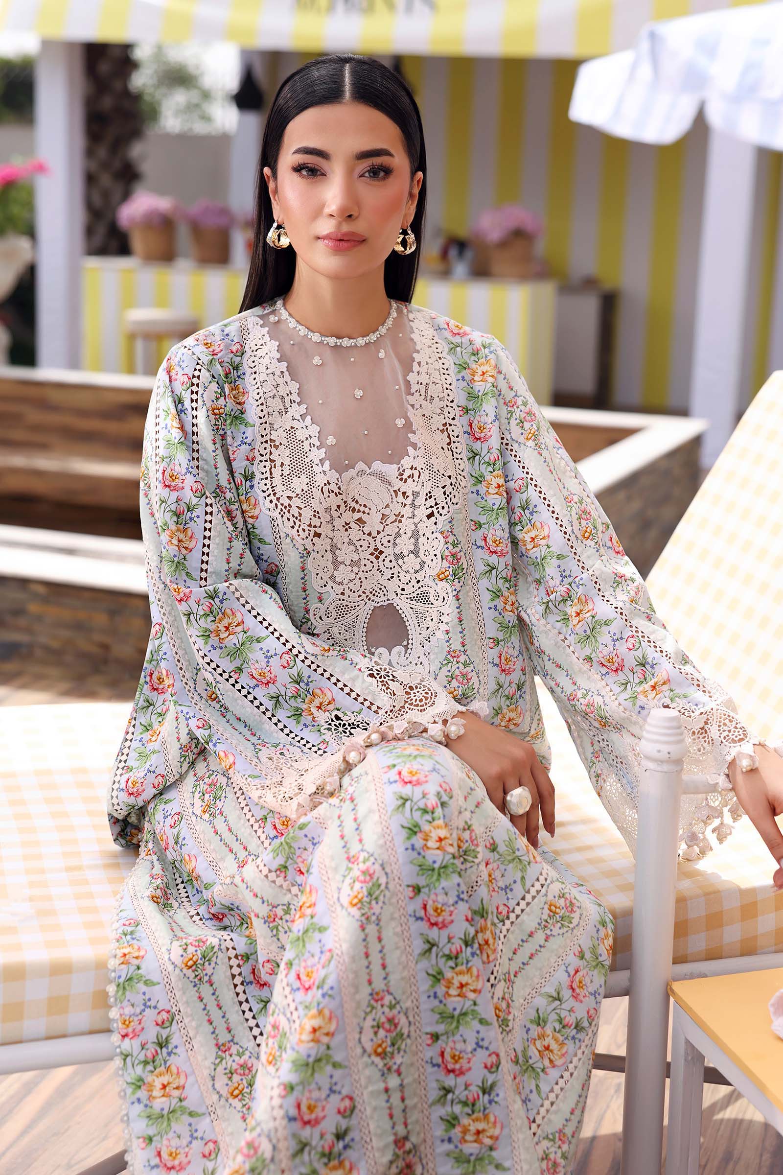 MARIA B - Embroidered Lawn Suit MPT-3010-B