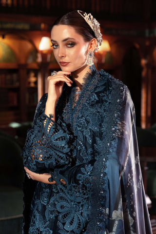 MARIA B- Embroidered Velvet Suit WL-1310