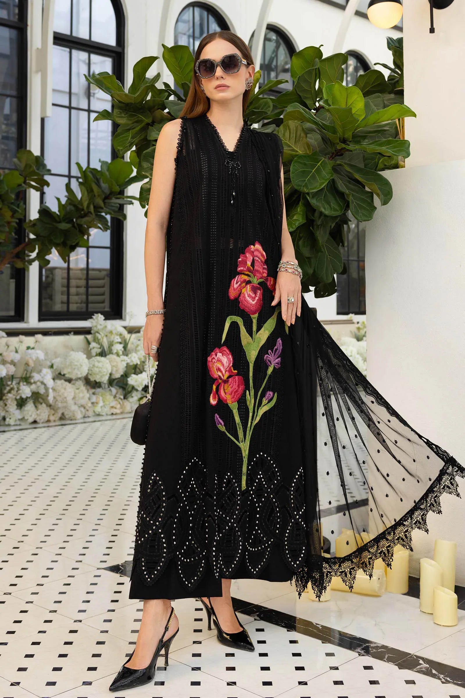 MARIA B - Embroidered Lawn Suit EL-26-10