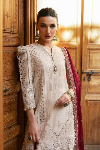 3 Piece Embroidered Lawn Suit | D-2511-B