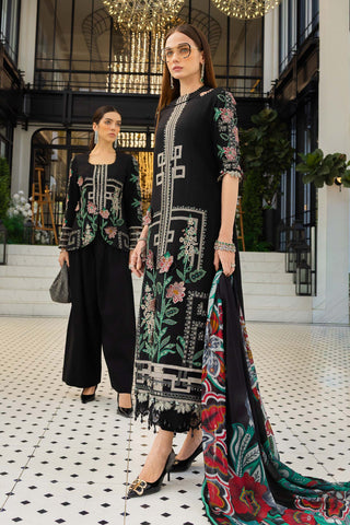 MARIA B - Embroidered Jacquard Lawn Suit EL-26-11