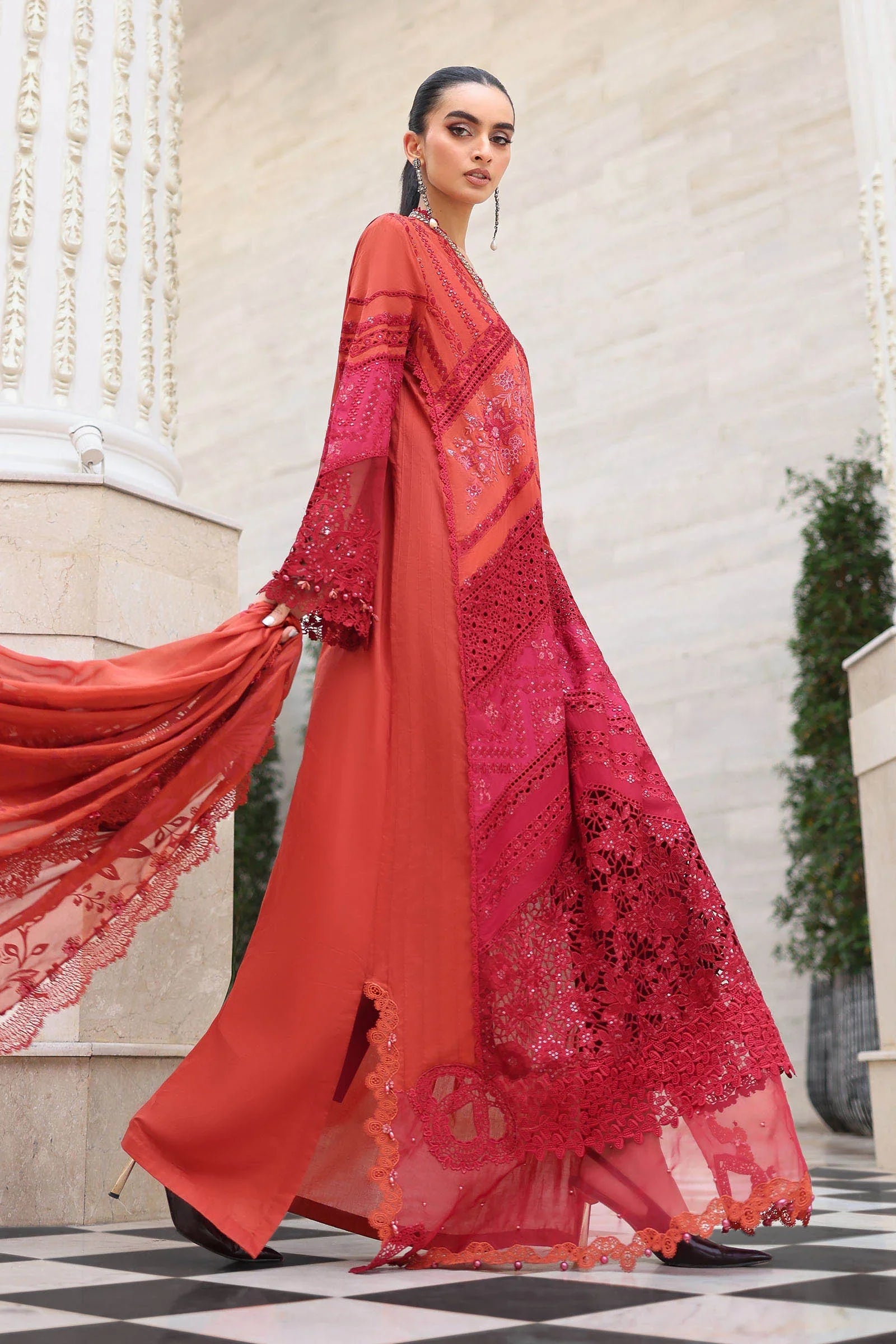 MARIA B - Embroidered Lawn Suit EL-26-13